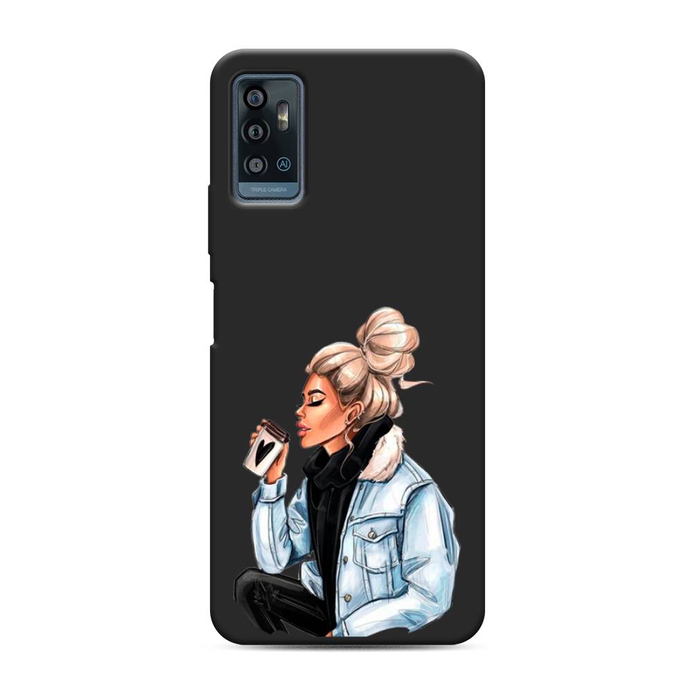 

Чехол Awog на ZTE Blade A71 / ЗТЕ Блэйд A71 "Cute girl", Разноцветный, 134452-1