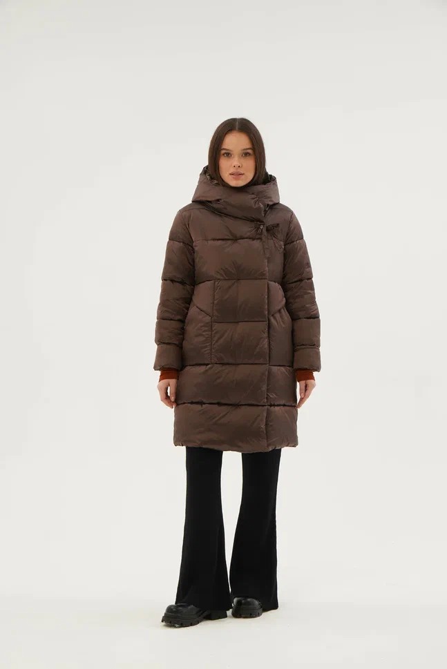 

Пальто женское Maritta 28-3026-50 коричневое 36 EU, Коричневый, 28-3026-50