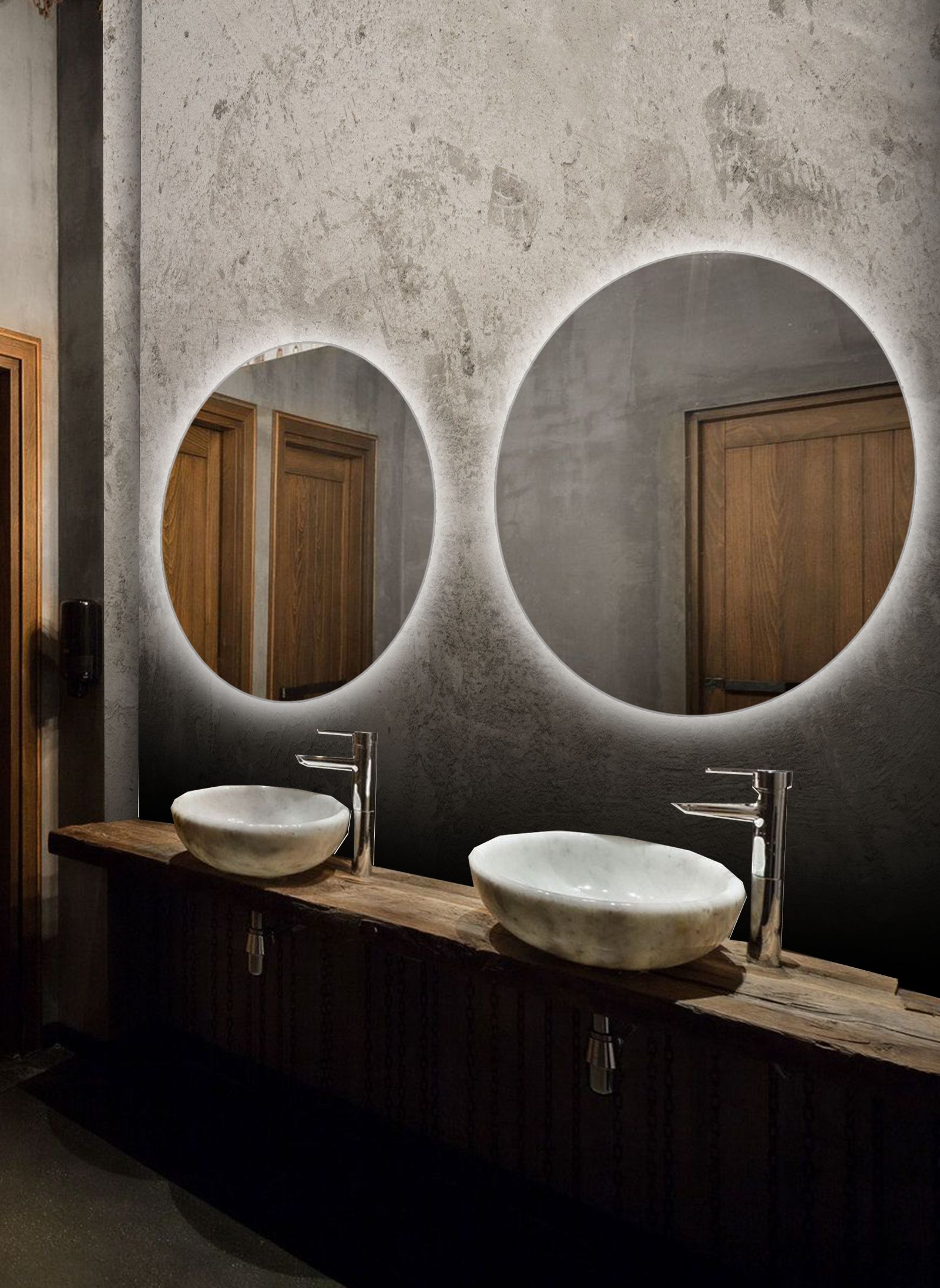 Зеркало для ванной Sun D80 круглое 