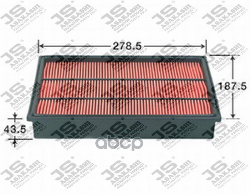 фото Фильтр воздушный js asakashi a2010