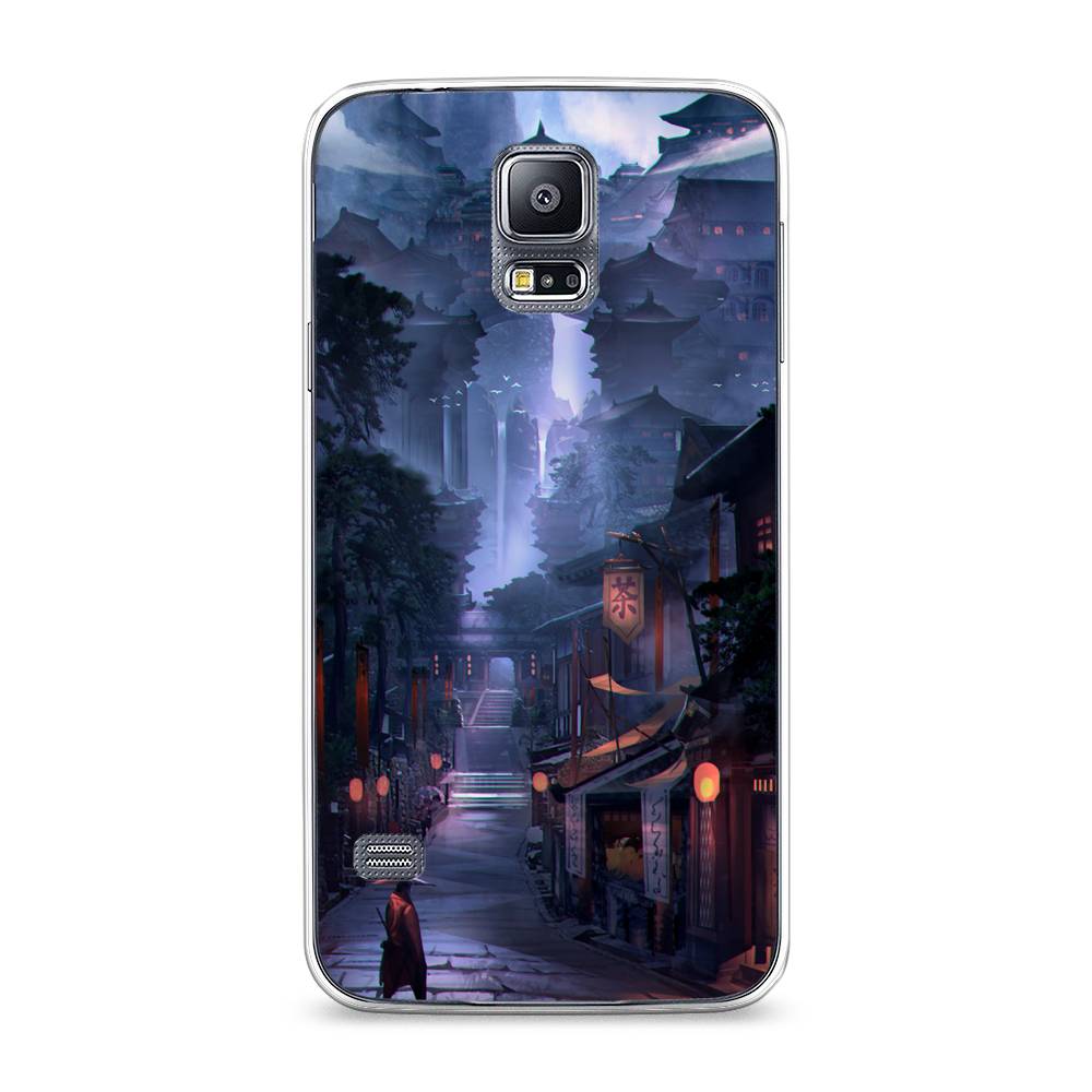 

Чехол Awog на Samsung Galaxy S5 "Одинокий самурай", Синий;черный;коричневый, 24150-10