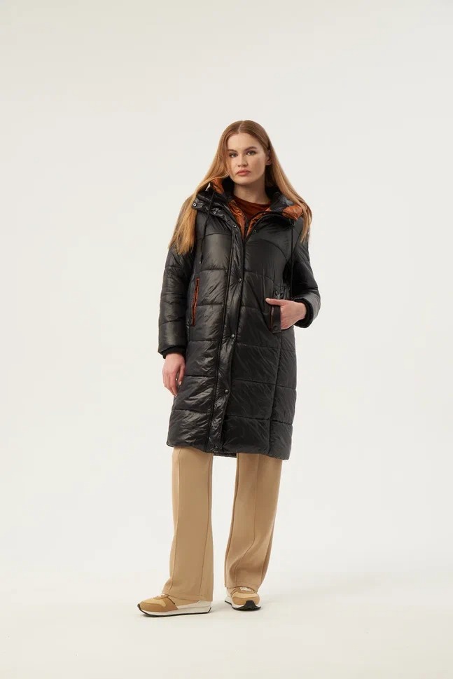 

Пальто женское Maritta M-50001-ST черное 46 EU, Черный, M-50001-ST