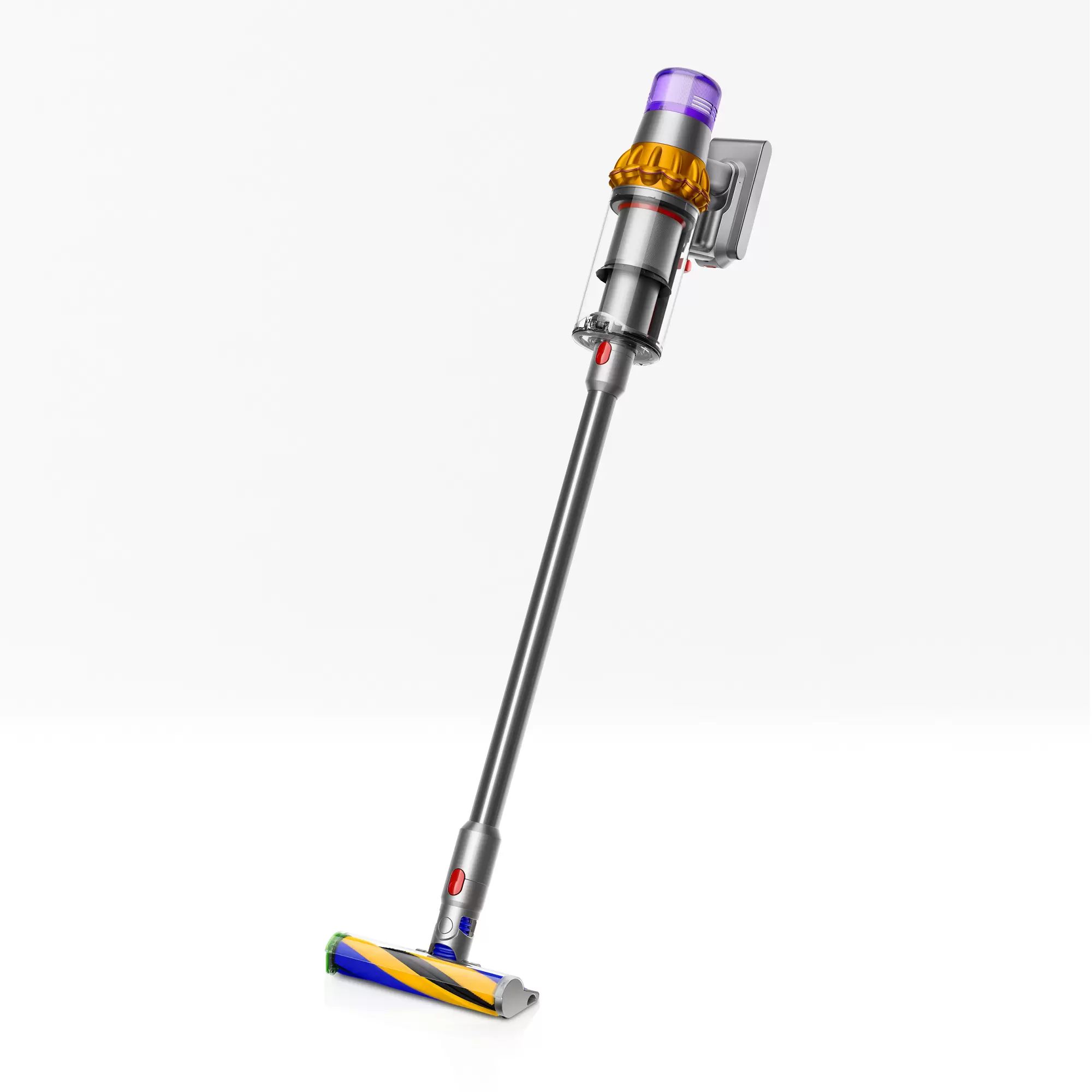 Пылесос Dyson V15 Detect Absolute EU серебристый, фиолетовый