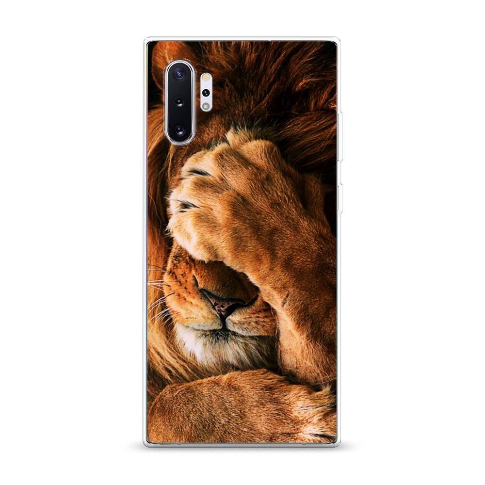 

Чехол Awog на Samsung Galaxy Note 10 + "Львиный стыд", Разноцветный, 28550-1