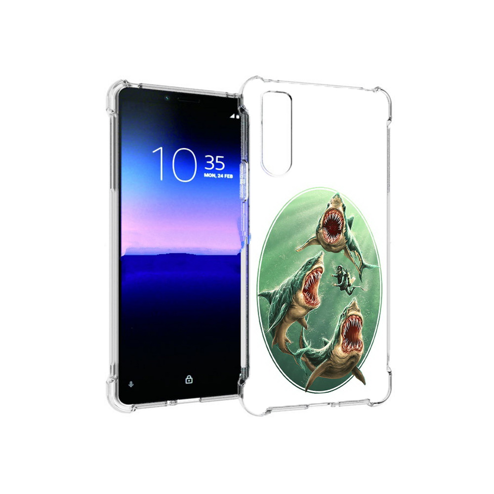 

Чехол MyPads Tocco для Sony Xperia 10 II синяя бездна (PT158941.227.600), Прозрачный, Tocco