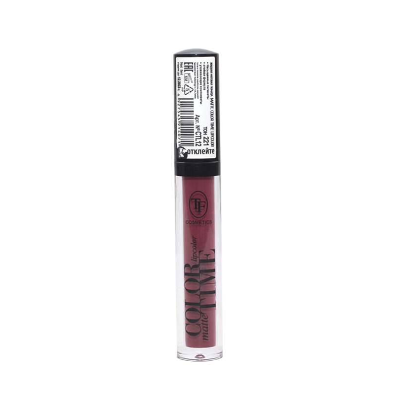 

Жидкая матовая помада для губ TF Cosmetics Matte Color Time Lipcolor т.221, Matte_Color__Time_Lipcolor