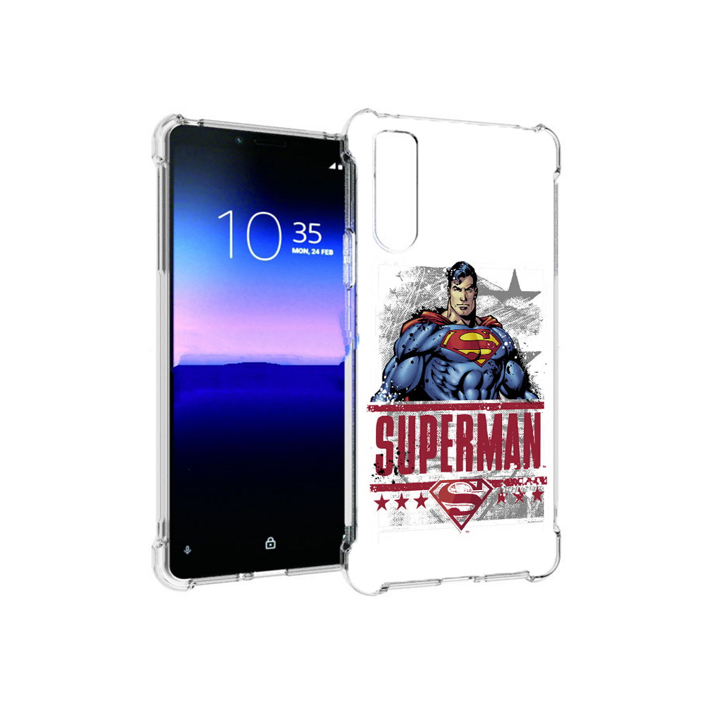 

Чехол MyPads Tocco для Sony Xperia 10 II рисунок супермен (PT158941.227.583), Прозрачный, Tocco