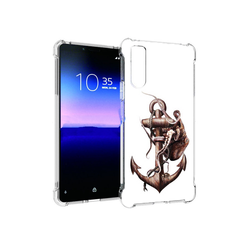 

Чехол MyPads Tocco для Sony Xperia 10 II ржавый якорь (PT158941.227.579), Прозрачный, Tocco