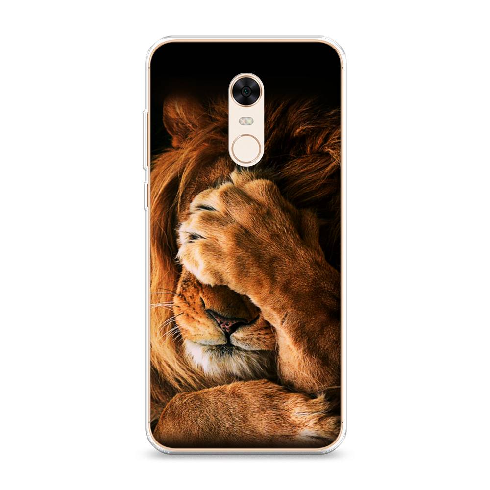 

Чехол Awog на Xiaomi Redmi 5 Plus "Львиный стыд", Разноцветный, 33150-1