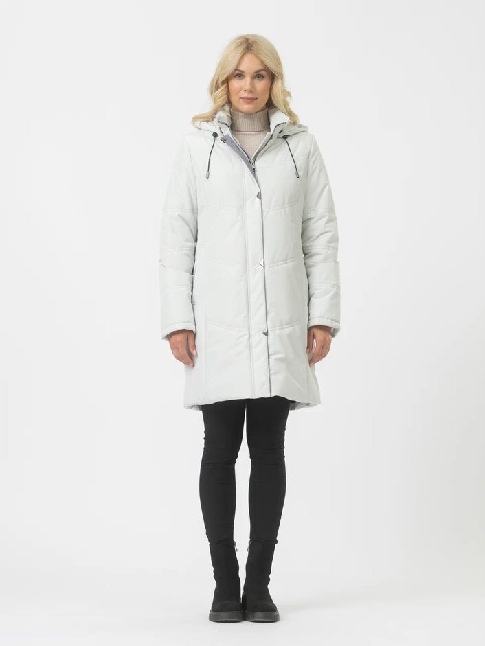 

Пальто женское Maritta 28-3030-10 серое 48 EU, Серый, 28-3030-10