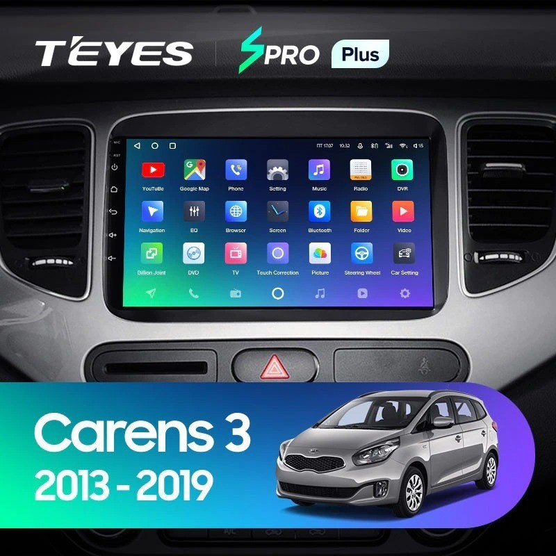 Штатная магнитола Teyes SPRO Plus 6128 Kia Carens RP 3 2013-2019 3670000₽