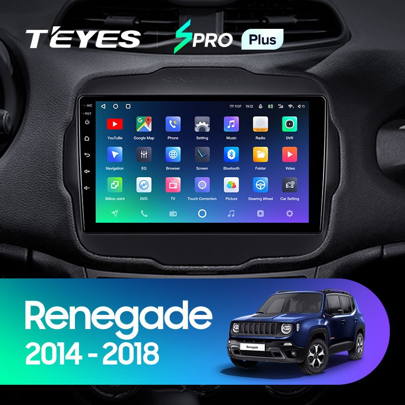 Штатная магнитола Teyes SPRO Plus 6128 Jeep Renegade 2014-2018 3750000₽