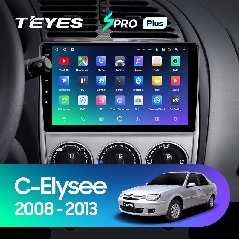 Штатная магнитола Teyes SPRO Plus 6128 Citroen C-Elysee 2008-2013 3710000₽