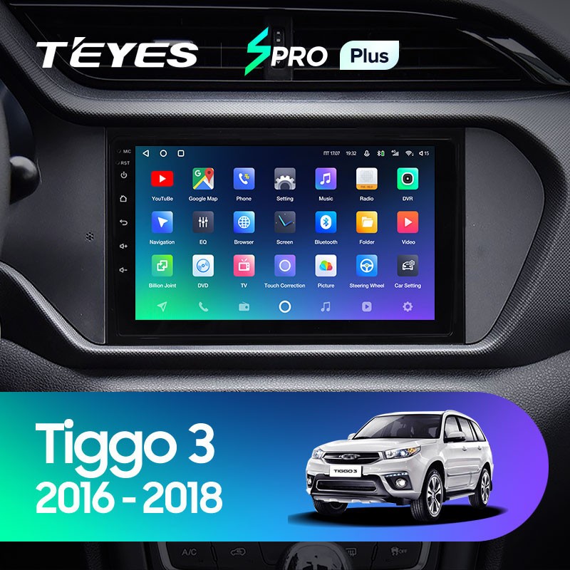 Штатная магнитола Teyes SPRO Plus 6128 Chery Tiggo 3 2016-2018 3670000₽