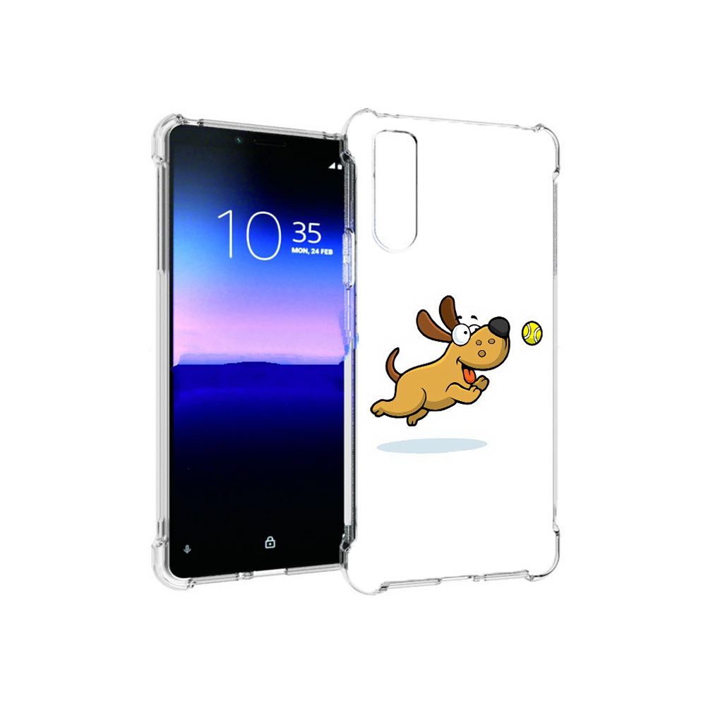 

Чехол MyPads Tocco для Sony Xperia 10 II пёсик (PT158941.227.563), Прозрачный, Tocco