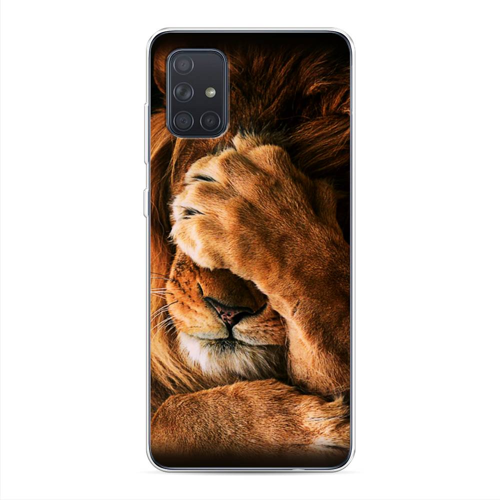 

Чехол Awog на Samsung Galaxy A71 "Львиный стыд", Разноцветный, 29050-1