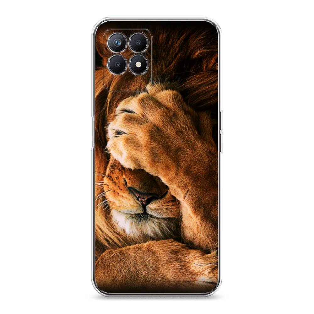 

Чехол Awog на Realme 8i "Львиный стыд", Разноцветный, 257350-1