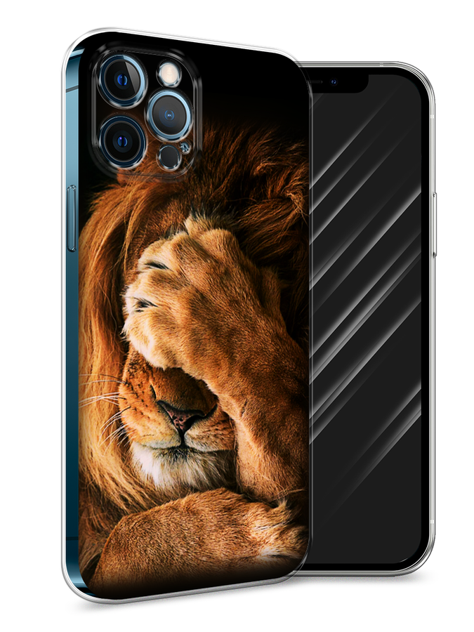 

Чехол Awog на Apple iPhone 12 Pro Max / Айфон 12 Pro Max "Львиный стыд", Разноцветный, 12750-1