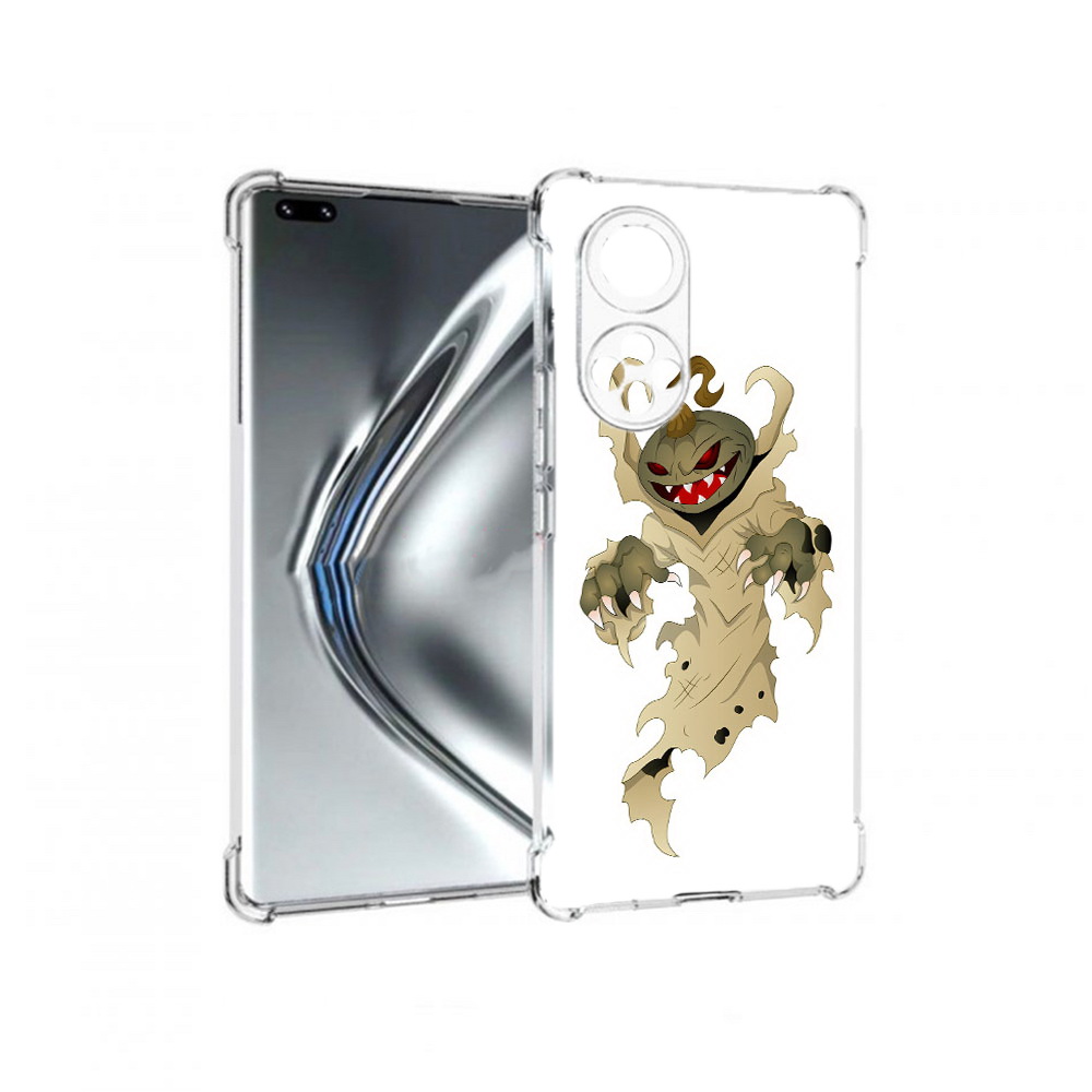 

Чехол MyPads Tocco для Honor 50 Pro призрак хэллоуина (PT195008.23.555), Прозрачный, Tocco