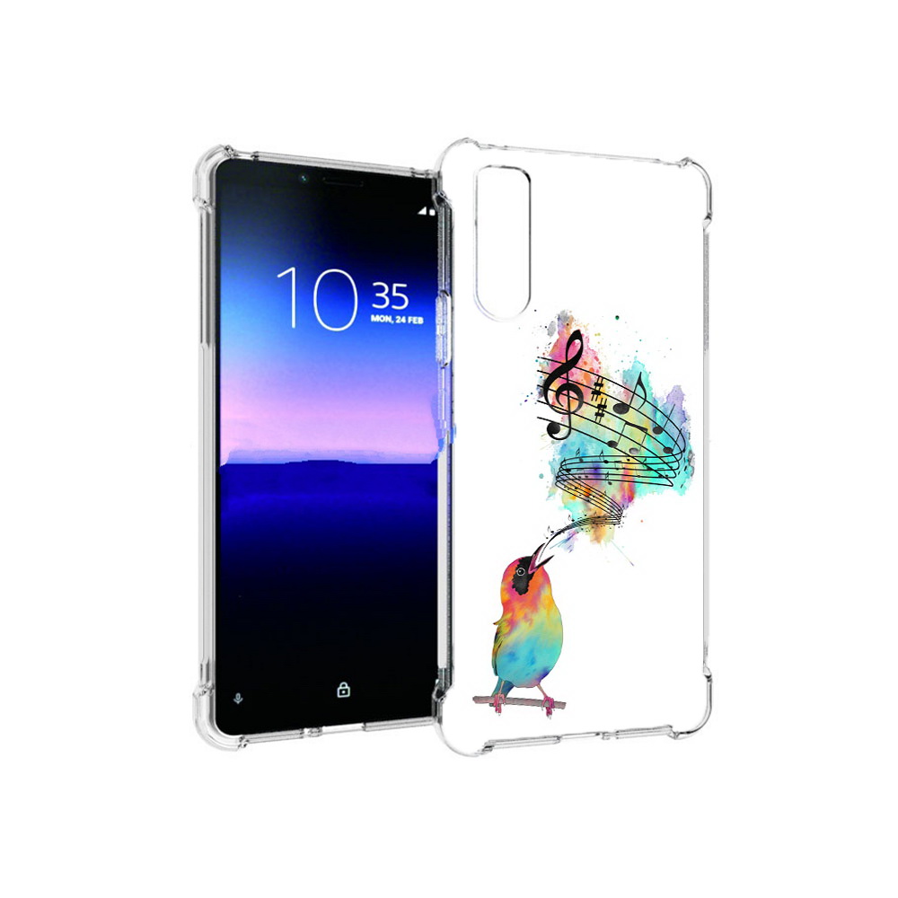 

Чехол MyPads Tocco для Sony Xperia 10 II певчая птичка (PT158941.227.536), Прозрачный, Tocco