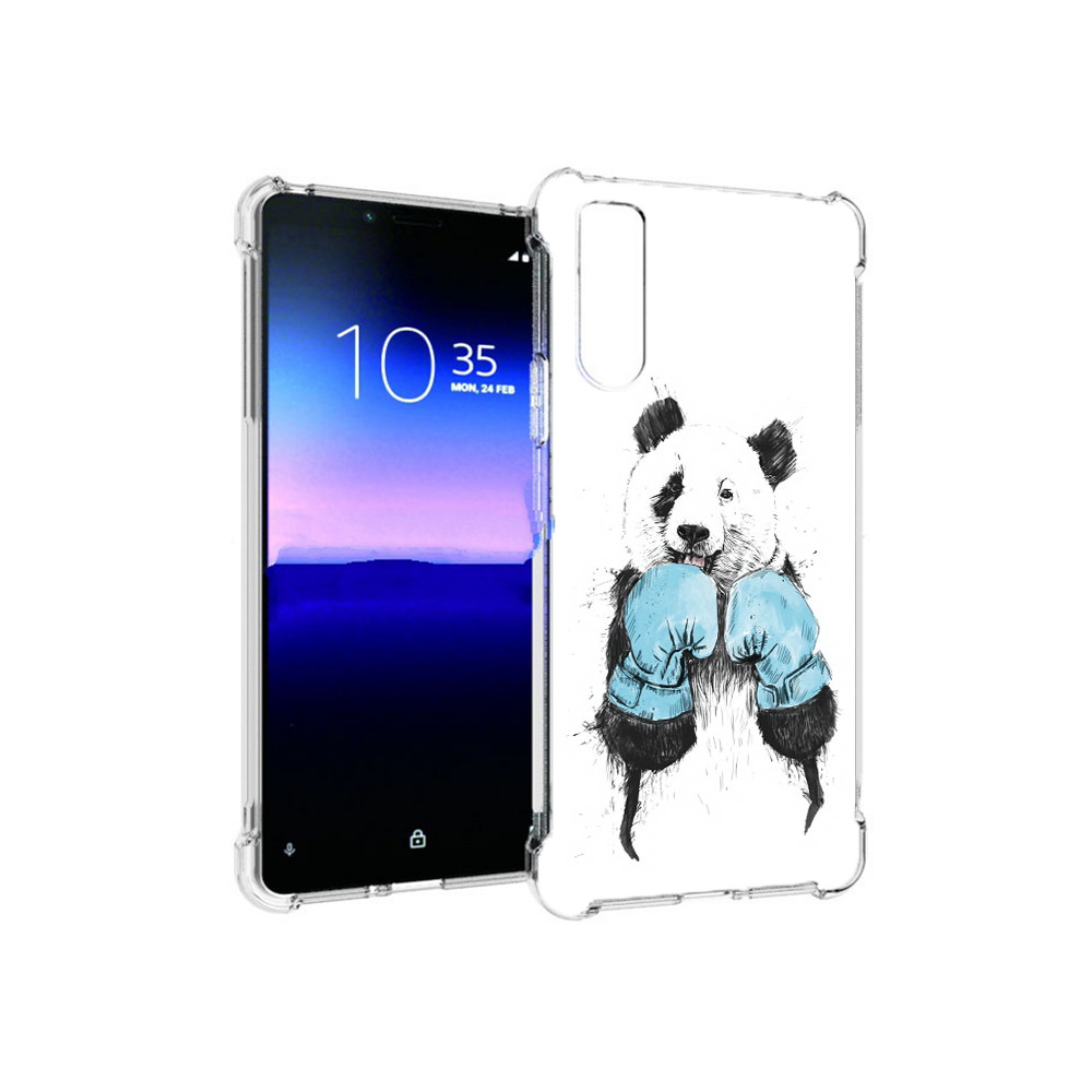 

Чехол MyPads Tocco для Sony Xperia 10 II панда боксер (PT158941.227.531), Прозрачный, Tocco