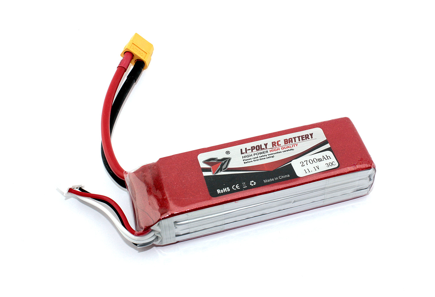 Аккумулятор Li-Pol 11.1V 803496 2700mah разъем XT60-Plug