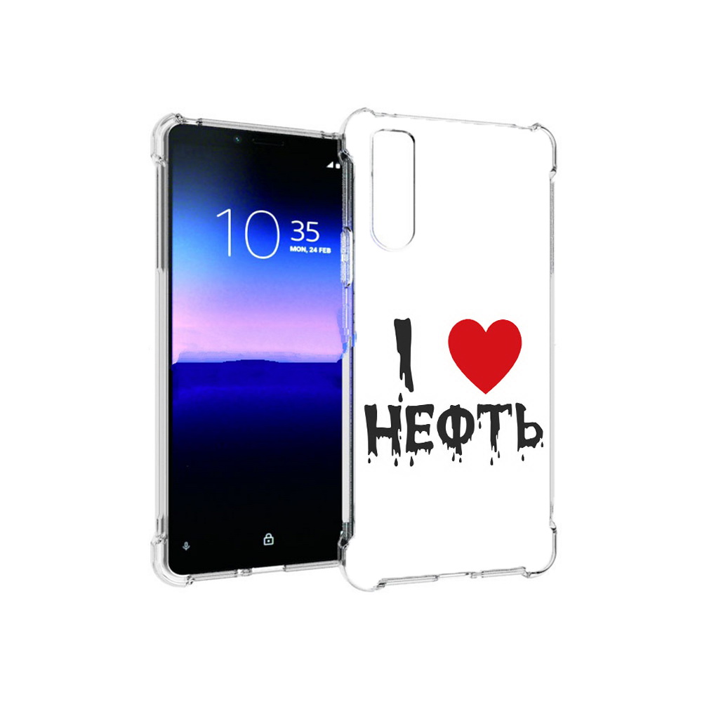

Чехол MyPads Tocco для Sony Xperia 10 II нефть (PT158941.227.522), Прозрачный, Tocco