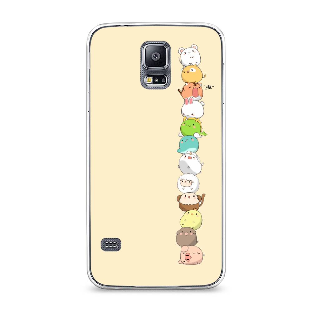 

Чехол Awog на Samsung Galaxy S5 "Питомцы Чиби", Желтый, 24150-2