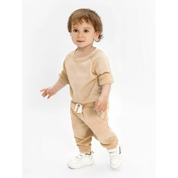 

Костюм повседневный Amarobaby AB-OD21-FS11, бежевый, 86, AB-OD21-FS11