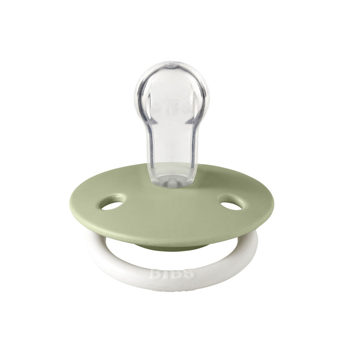 

Пустышка BIBS De Lux Silicone Glow 0+ мес. Sage, Зеленый;белый, 1010270