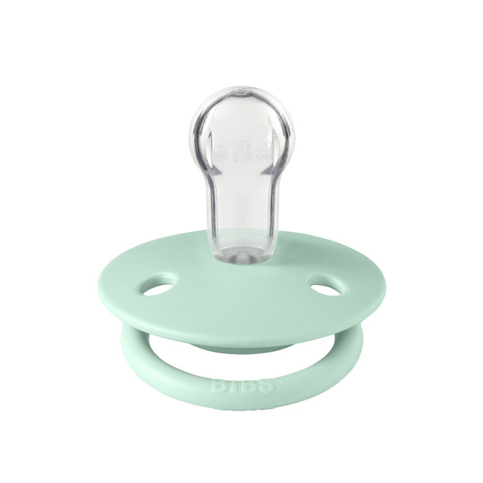 

Пустышка BIBS De Lux Silicone 0+ мес. Nordic Mint, Голубой, 1010284