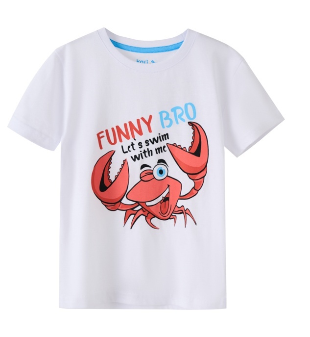

Футболка детская Kari Kids SS24C67501226, белый, 6-7, 229686