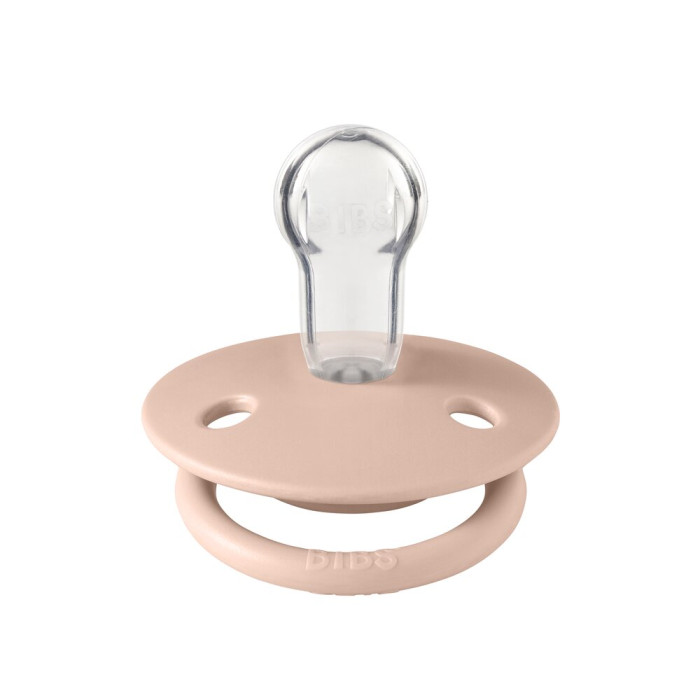 

Пустышка BIBS De Lux Silicone 0+ мес. Blush, Розовый, 1010244