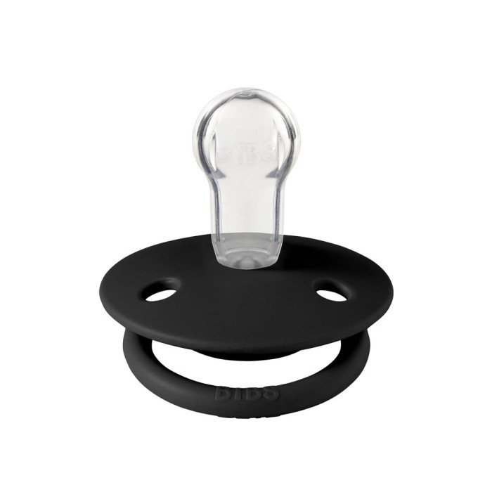 

Пустышка BIBS De Lux Silicone 0+ мес. Black, Черный, 1010210