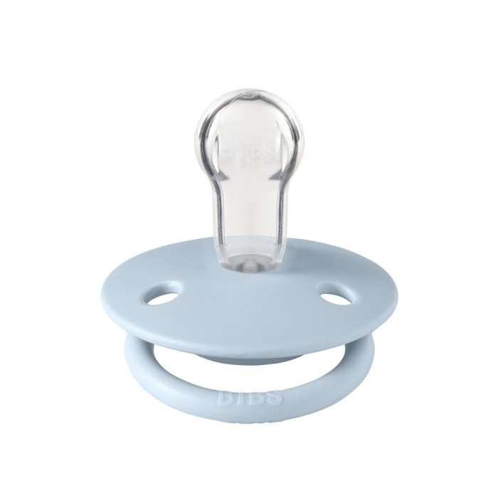 

Пустышка BIBS De Lux Silicone 0+ мес. Baby Blue, Голубой, 1010231