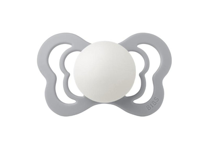 

Пустышка BIBS Couture латексная ночная 6+ мес. Glow - Cloud, Серый;белый, 1610272