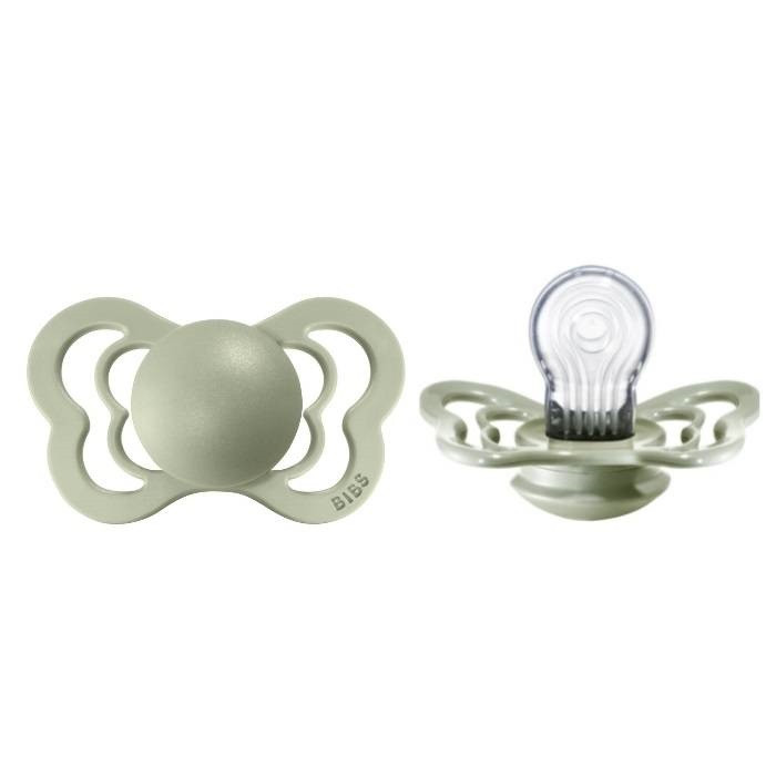 

Пустышка BIBS Couture Silicone 6-36 мес. Sage, Зеленый, 1510250