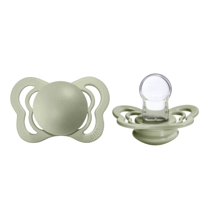 

Пустышка BIBS Couture Silicone 0-6 мес. Sage, Зеленый, 1310250