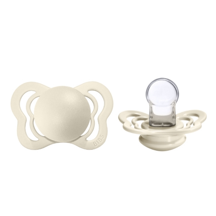 

Пустышка BIBS Couture Silicone 0-6 мес. Ivory, Белый, 1310216