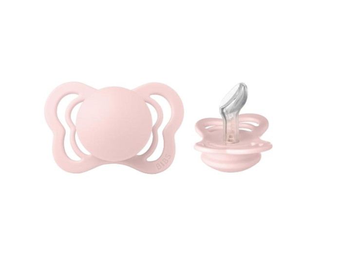 

Пустышка BIBS Couture Silicone 0-6 мес. Blossom, Розовый, 1310277