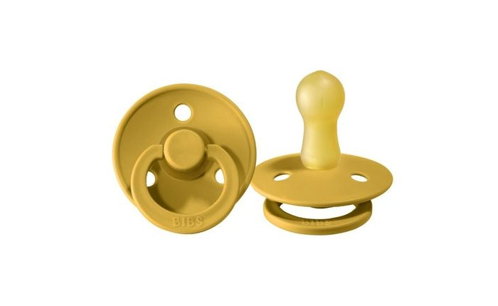 

Пустышка BIBS Colour латексная 6+ мес. Mustard, Желтый, 200254