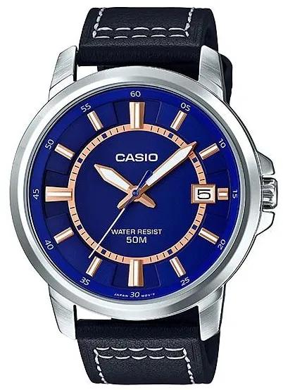 фото Наручные часы мужские casio mtp-e130l-2a1