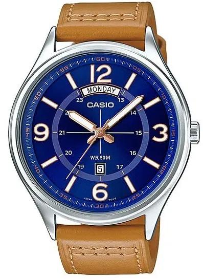 фото Наручные часы мужские casio mtp-e129l-2b2