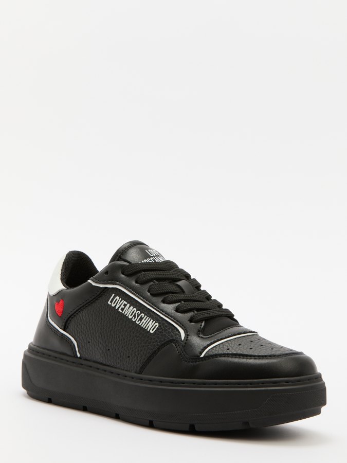 

Кеды женские Love Moschino JA15144G FW24 черные 36 EU, Черный, JA15144G FW24