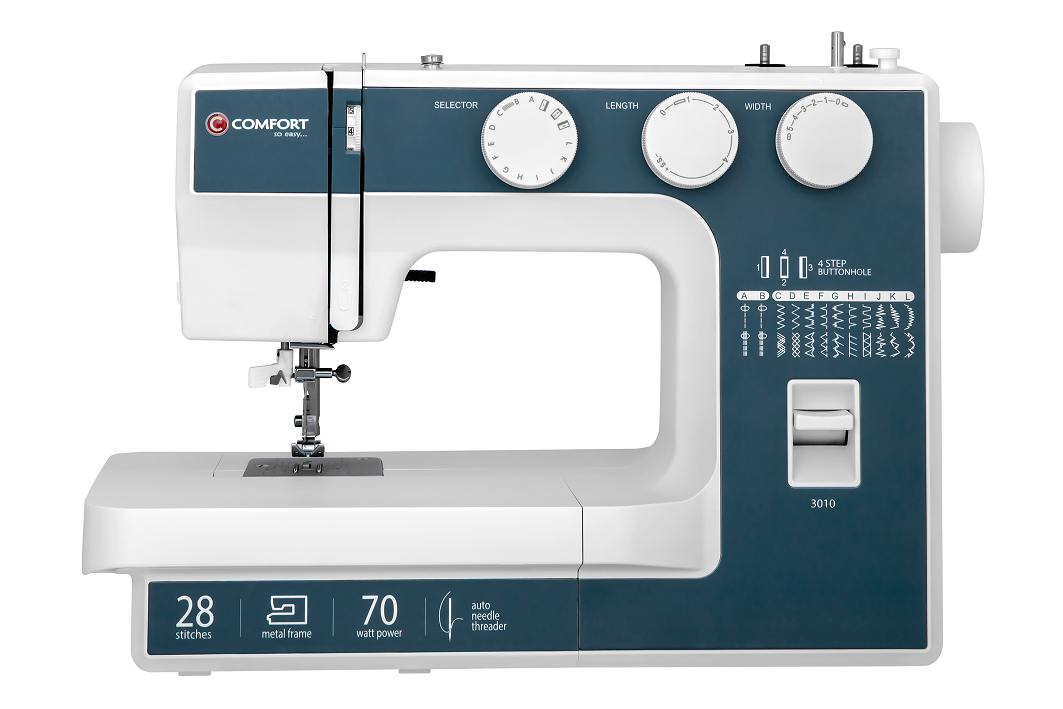 

Швейная машина COMFORT 3010 белый; синий, 3010