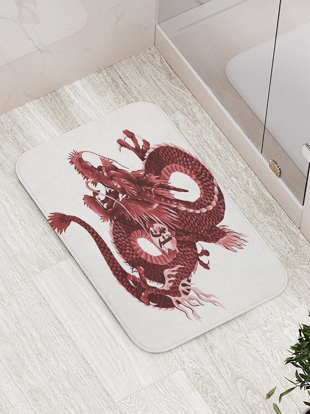 

Коврик противоскользящий JoyArty "Символ плодородия" для ванной, сауны, бассейна, 77х52 см, Символ плодородия