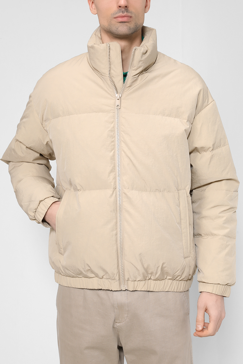 

Куртка мужская Esprit Casual 102EE2G313 бежевая L, Бежевый, 102EE2G313