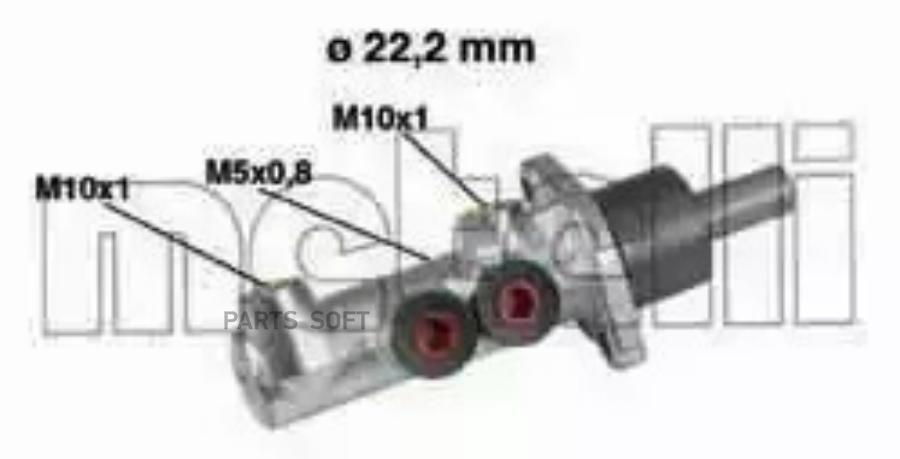

Тормозной цилиндр Metelli 050354