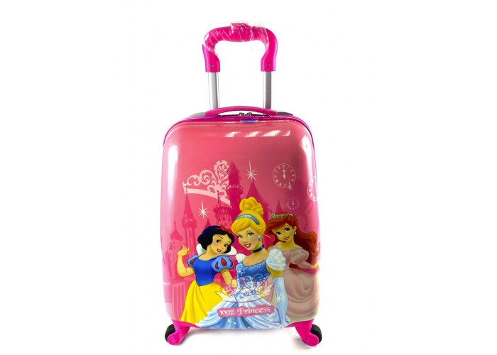 Детский чемодан Impreza Det15, 3 Принцессы-2, розовый, 7358 чемодан ninetygo manhattan frame luggage 20 розовый
