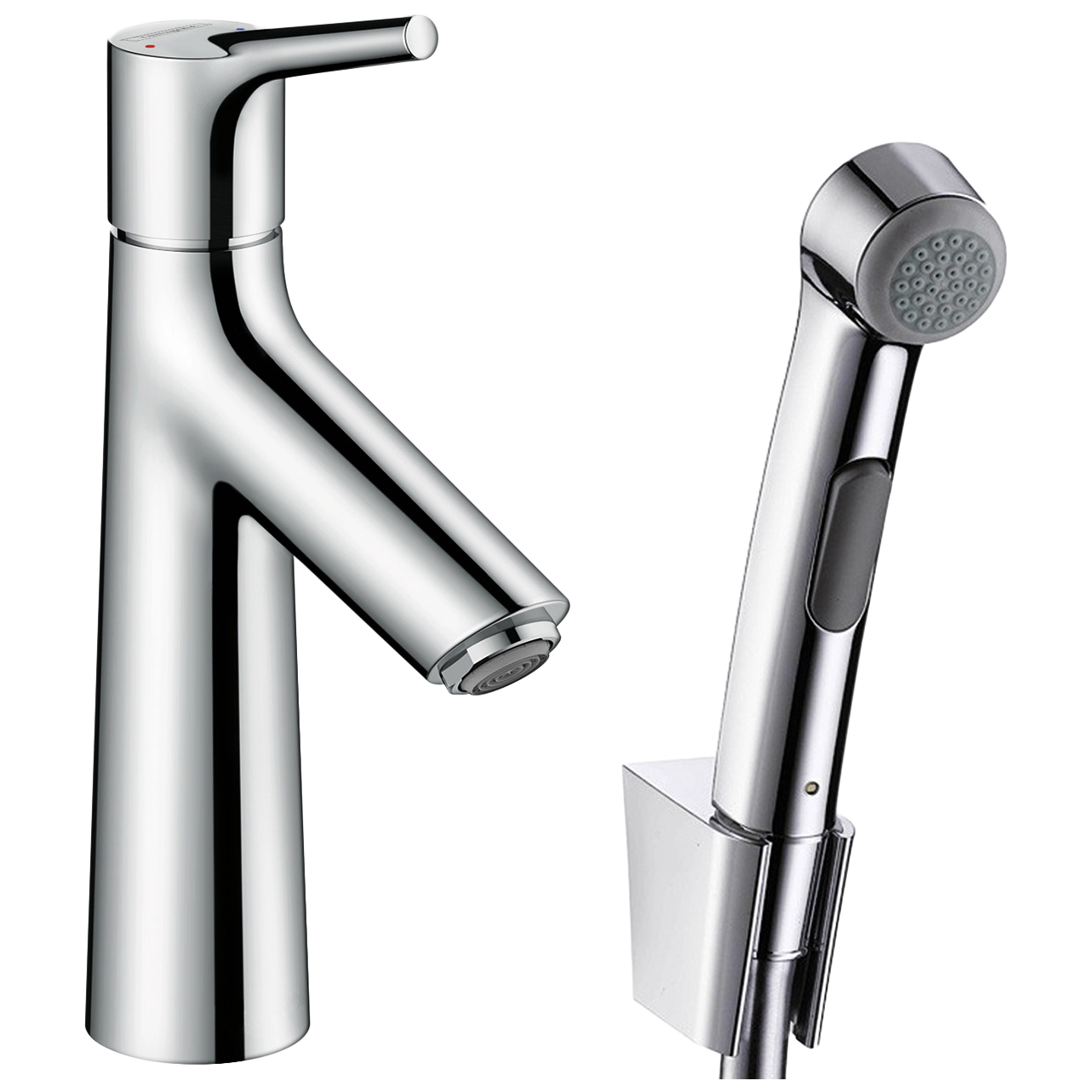 фото Смеситель с гигиеническим душем hansgrohe тalis s new 72290000